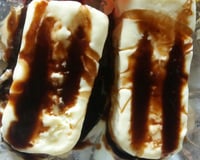 Picolé de leite em pó e chocolate