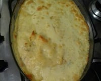 Escondidinho de frango com batata doce fit