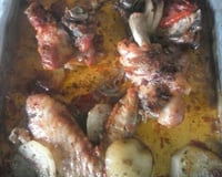 Asa de frango assada no forno