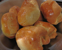 Pão caseiro com fermento em pó da Denise