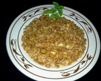 Petisco de soja torrada (falso amendoim torrado)