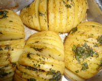 Batatas hasselback