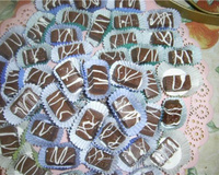 Bombom de chocolate com recheio de maracujá