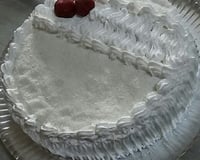 Bolo de Abacaxi com creme