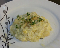 Risoto de gorgonzola e pêra