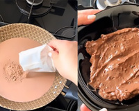 Brigadeiro de colher com 2 ingredientes e 16g de proteínas (sem whey!): é para comer até raspar o pote