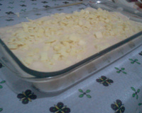 Arroz de forno ao molho branco