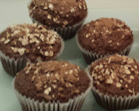 Muffins de aveia, canela e maçã