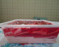 Pavê de Morango com Gelatina