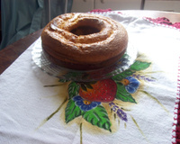 Bolo cremoso de milho