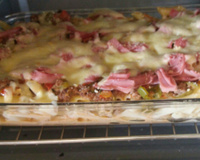 Macarronada de carne moída