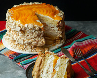 Recheio de pêssego para bolo