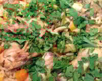 Galinhada rápida na panela de pressão