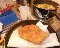 Filé de frango à milanesa