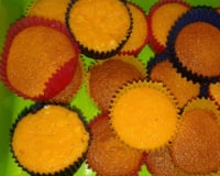 Mini bolinhos de cenoura