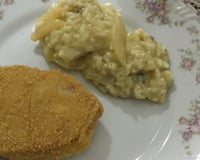 Risoto de gorgonzola e pêra
