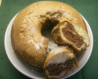 Bolo mármore de laranja