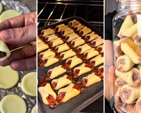 Parece de padaria, mas é caseiro: biscoitinho com goiabada que derrete na boca e leva só 4 ingredientes