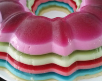Gelatina Colorida em camadas