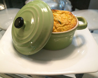 Souflé light sem trigo, sem queijo e sem manteiga