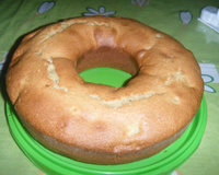 Bolo de laranja com casca