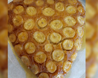 Torta caramelada de banana