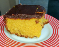 Bolo de cenoura mega fofinho