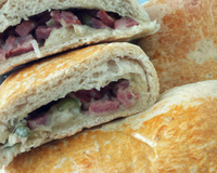 Pão de Linguiça Caseiro