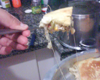 Torta de frango especial de liquidificador