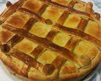 Empadão de frango com palmito