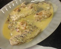 Filé de peixe ao molho de maracujá