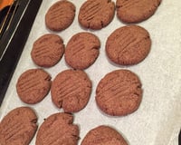 Biscoito amanteigado de chocolate