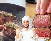 Filé nível de restaurante usando sua frigideira de casa: atenção aos detalhes no modo de preparo