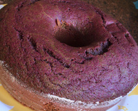 Bolo de beterraba integral