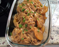 Lagarto com creme de cebola