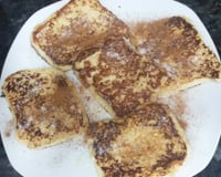 Rabanada de pão de forma