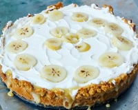 Torta de banana banoffee