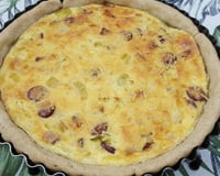 Quiche de alho poró