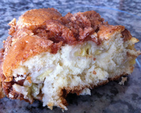 Bolo crocante de banana