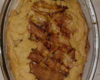 Torta quente de abacaxi ou banana