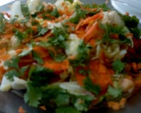 Repolho refogado com cenoura