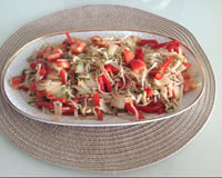 Salada de broto de feijão