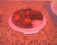 Bolo de chocolate trufado