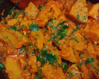 Abóbora refogada com bacon