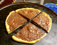 Massa pizza para poucas pessoas