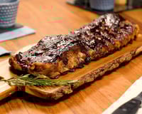 Costelinha de porco com batatas rústicas