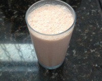 Vitamina de banana com chocolate