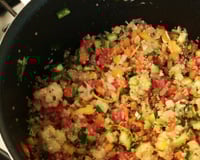 Quinoa (quinua) com legumes