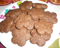 Biscoito de aveia e chocolate