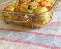 Filé de merluza no azeite